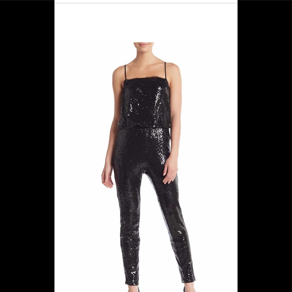 Black sequin jumpsuit. Size 2.JAYGODFREY